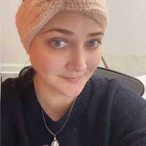 Handmade crochet twist ear warmer